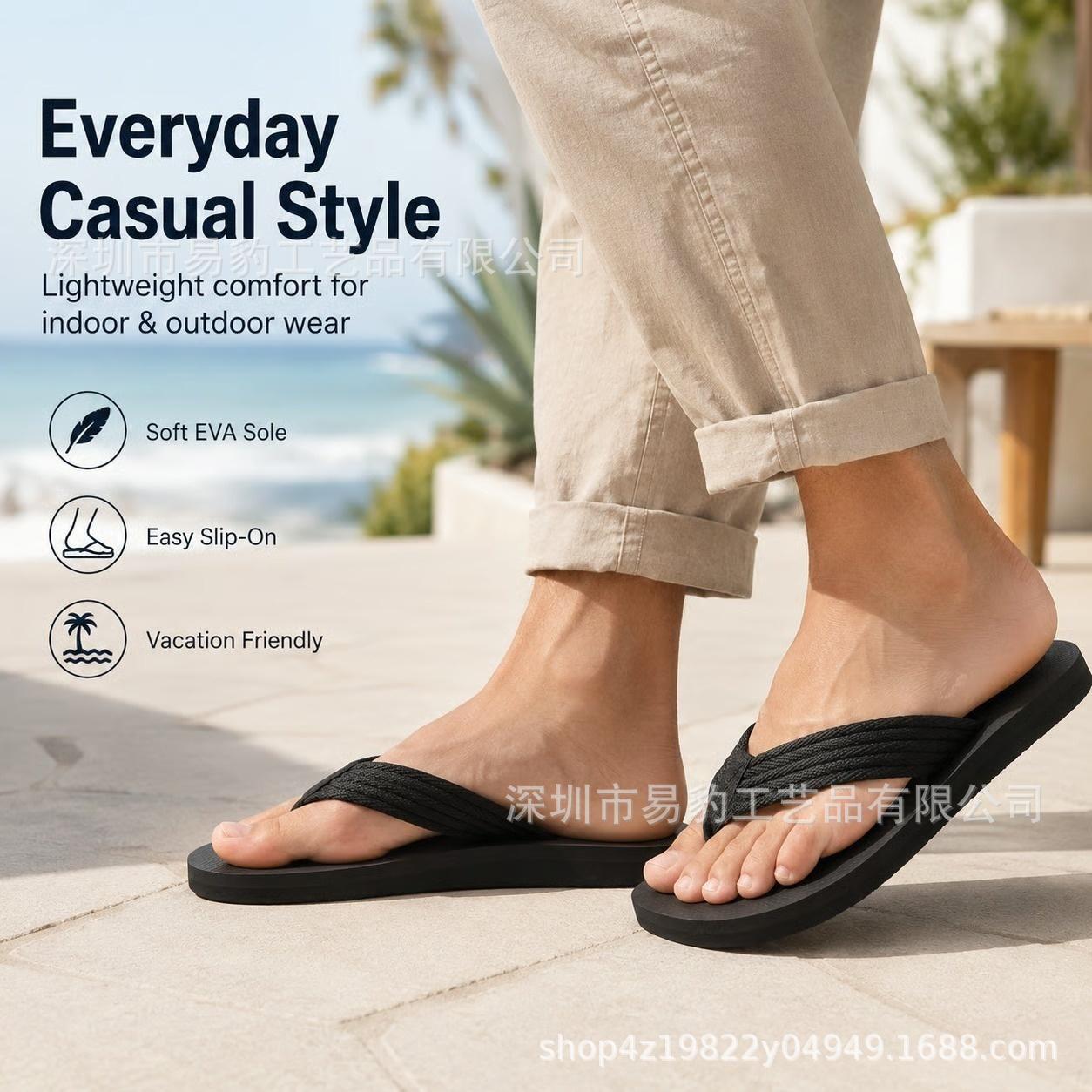 Cross-Border New Middle-Finger Sand-Print Flip-Flops Middle Finger Sandprint Flip Flops