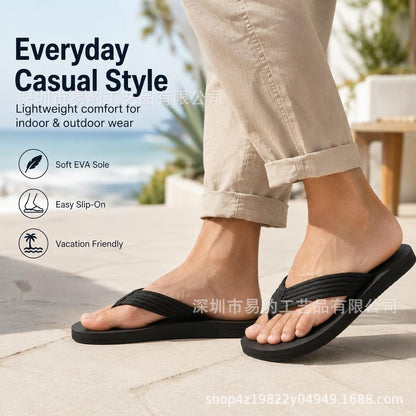 Cross-Border New Middle-Finger Sand-Print Flip-Flops Middle Finger Sandprint Flip Flops
