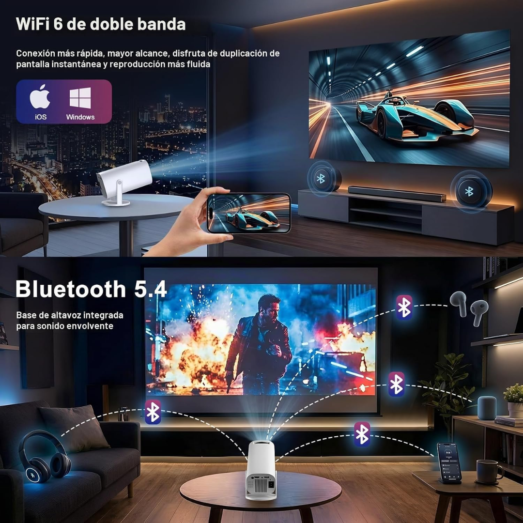 VALEXNOR™ Proyector Inteligente Portátil