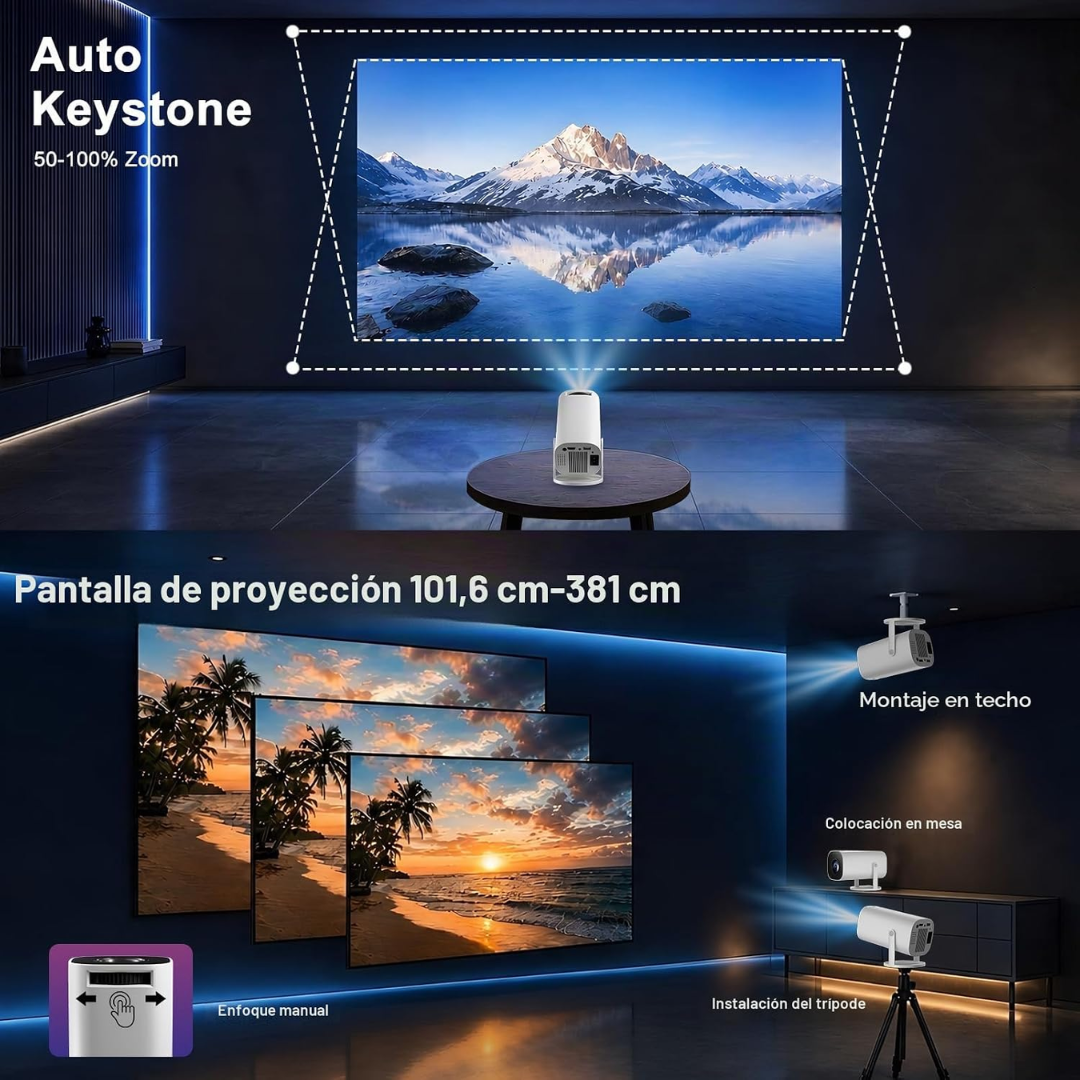 VALEXNOR™ Proyector Inteligente Portátil